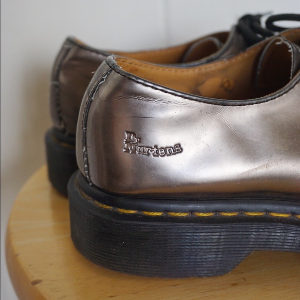 Used & Loved Metallic Dr Martens - SIZE 7